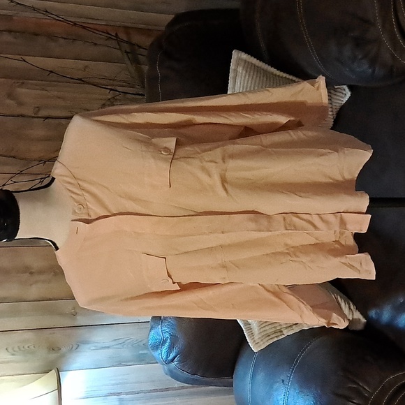 Vintage Evan Picone 3/4 Sleeve Pink Silk Blouse Size 12 - Picture 1 of 7